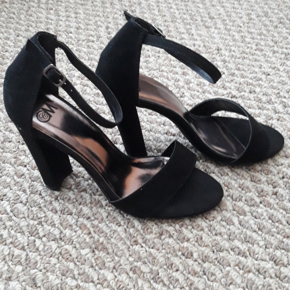 Black high heels